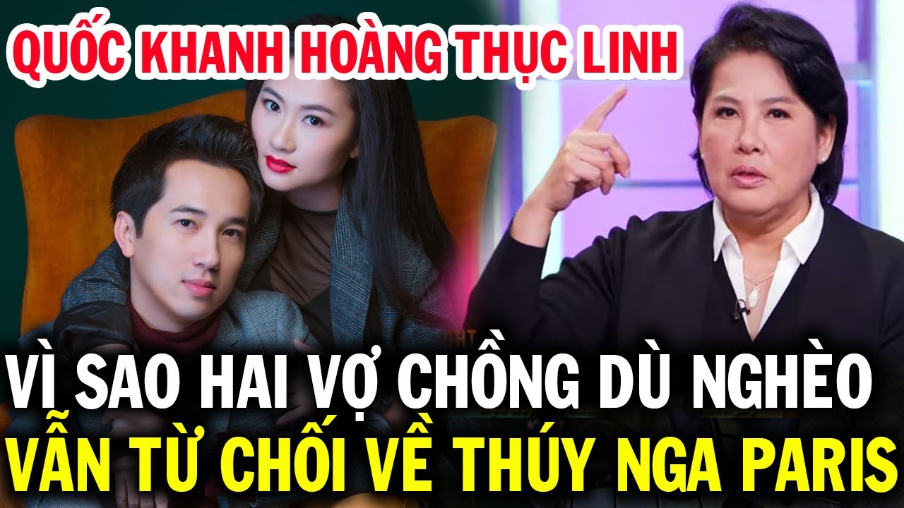 Vì sao vợ chồng ca sĩ Quốc Khanh Hoàng Thục Linh dù nghèo, vẫn không gia nhập Thúy Nga của Marie Tô