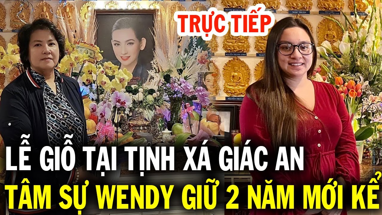 Trực tiếp giỗ tại tịnh xá Giác An, tâm sự cuối cùng Wendy giữ 2 năm mới kể về mẹ Phi Nhung