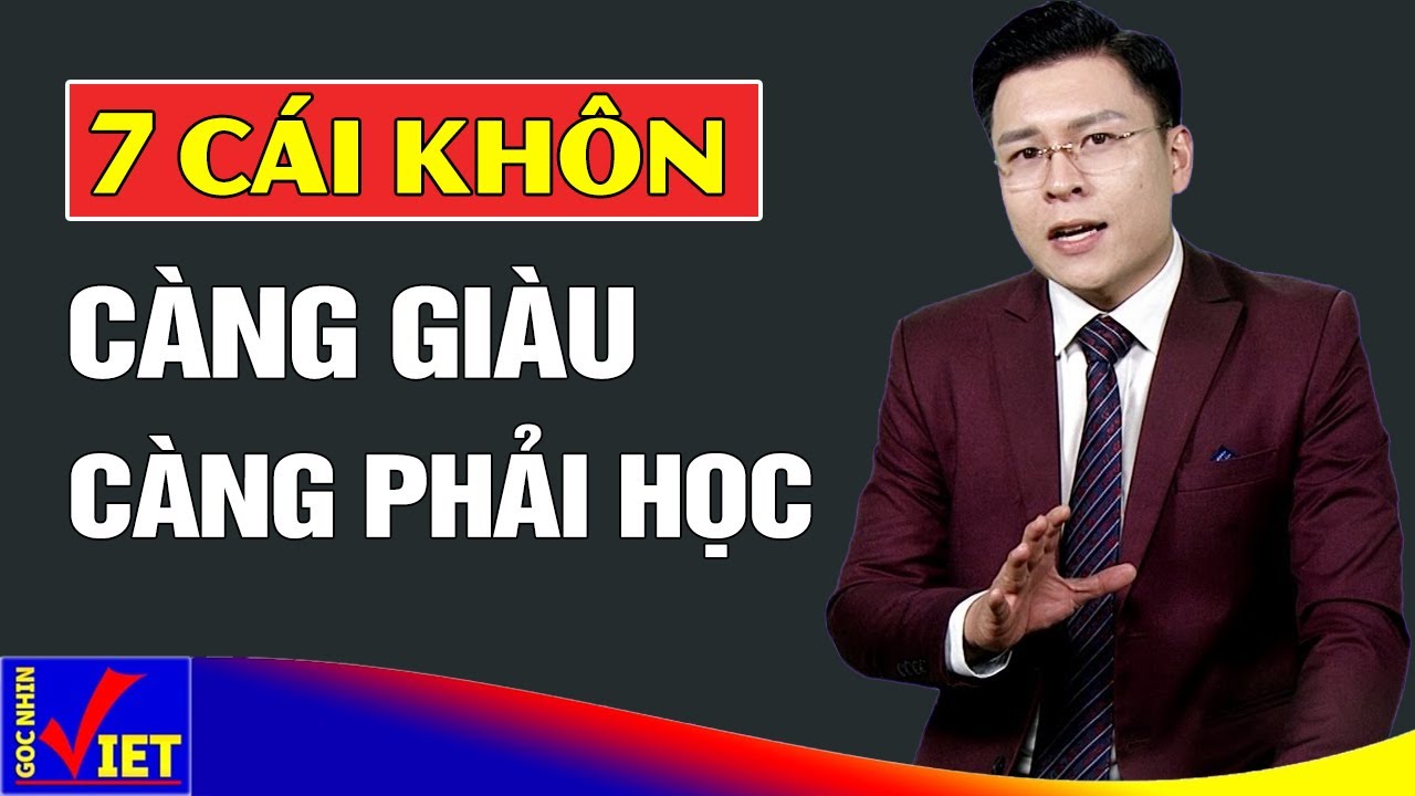 7 điều người Khôn nhất định phải học