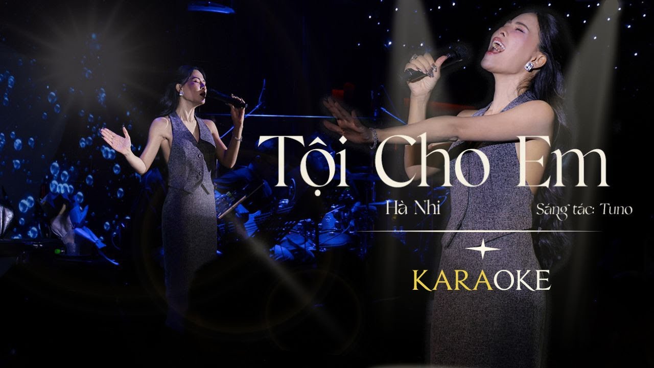 Hà Nhi - Tội Cho Em | Piano Version | Karaoke