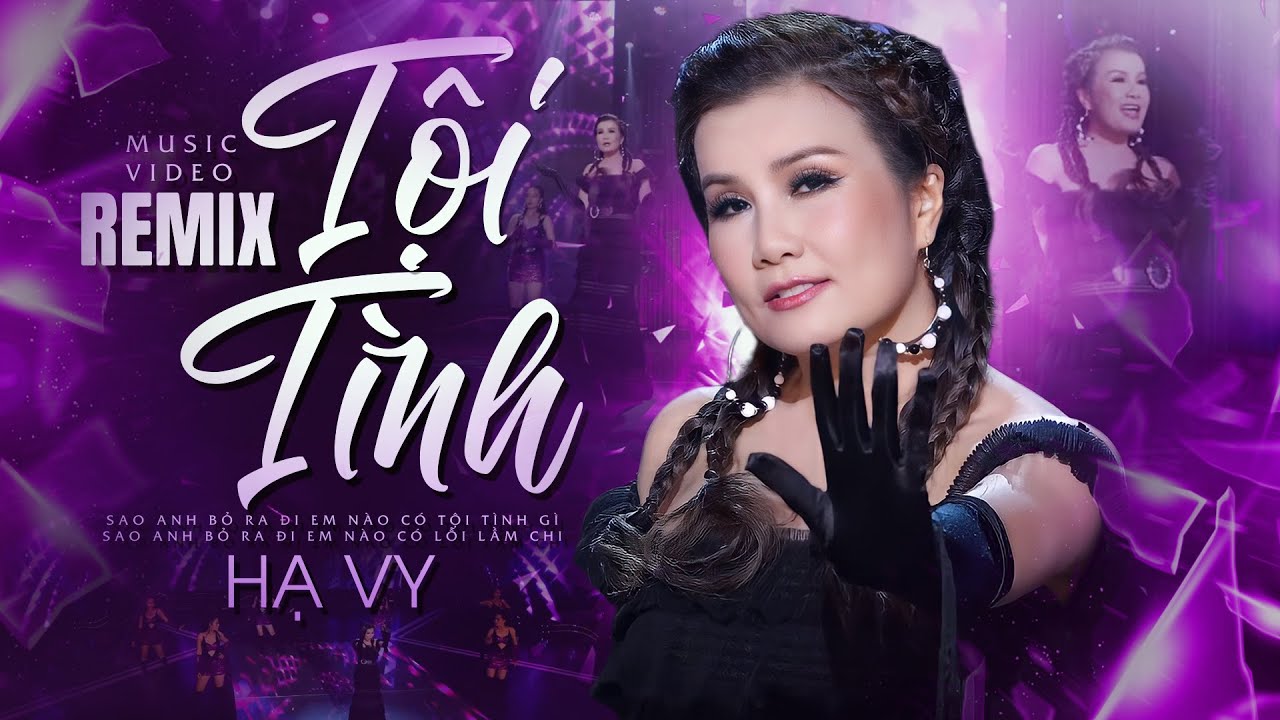 Tội Tình Remix - Hạ Vy | Bolero REMIX Cực Mạnh ( 4K MV OFFICIAL )