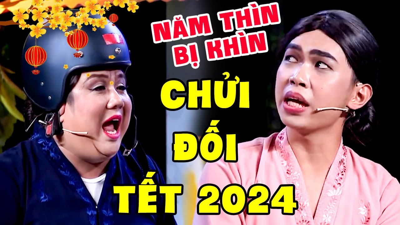 Cười Nhức Đầu Với Hài 2024 Minh Dự Đối Câu Ngày Tết "NĂM THÌN BỊ KHÌN" Chơi Thua Là CHỬI | Hài Tết