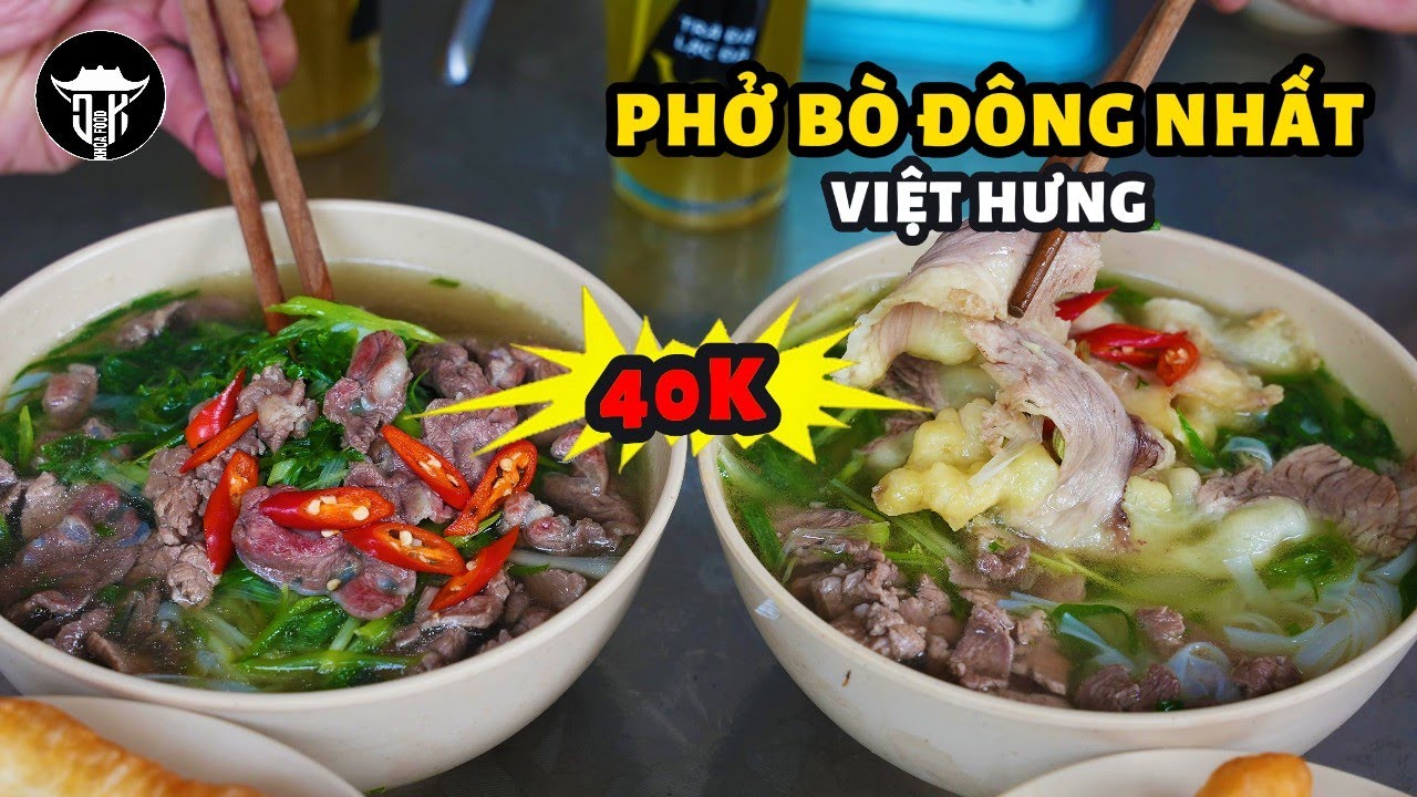 PHỞ BÒ CHỈ BÁN đến 10h sáng | CHỦ BỐC PHỞ NHANH NHƯ MÁY ngày 5-700 bát đông nhất Việt Hưng