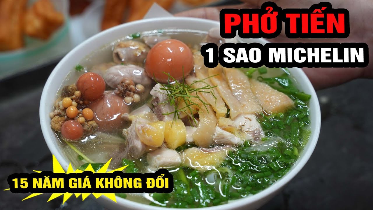 PHỞ GÀ SIÊU CHẤT được MICHELIN GUIDE | Trong như nước cất, gà dai giòn sần sật #hnf