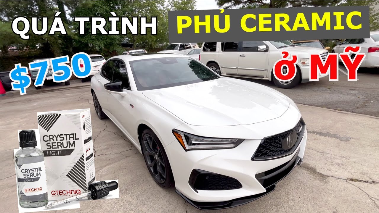 CẬN CẢNH QUÁ TRÌNH PHỦ CERAMIC KỲ CÔNG CHO XE HƠI ĐƯỢC LÀM TẠI MỸ - HELLO ATLANTA