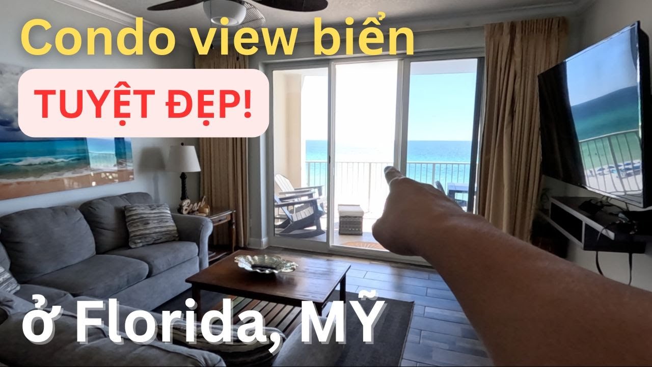 MIỄN PHÍ 4 ĐÊM TẠI CONDO VIEW BIỂN TUYỆT ĐẸP TẠI PANAMA CITY, FLORIDA MỸ