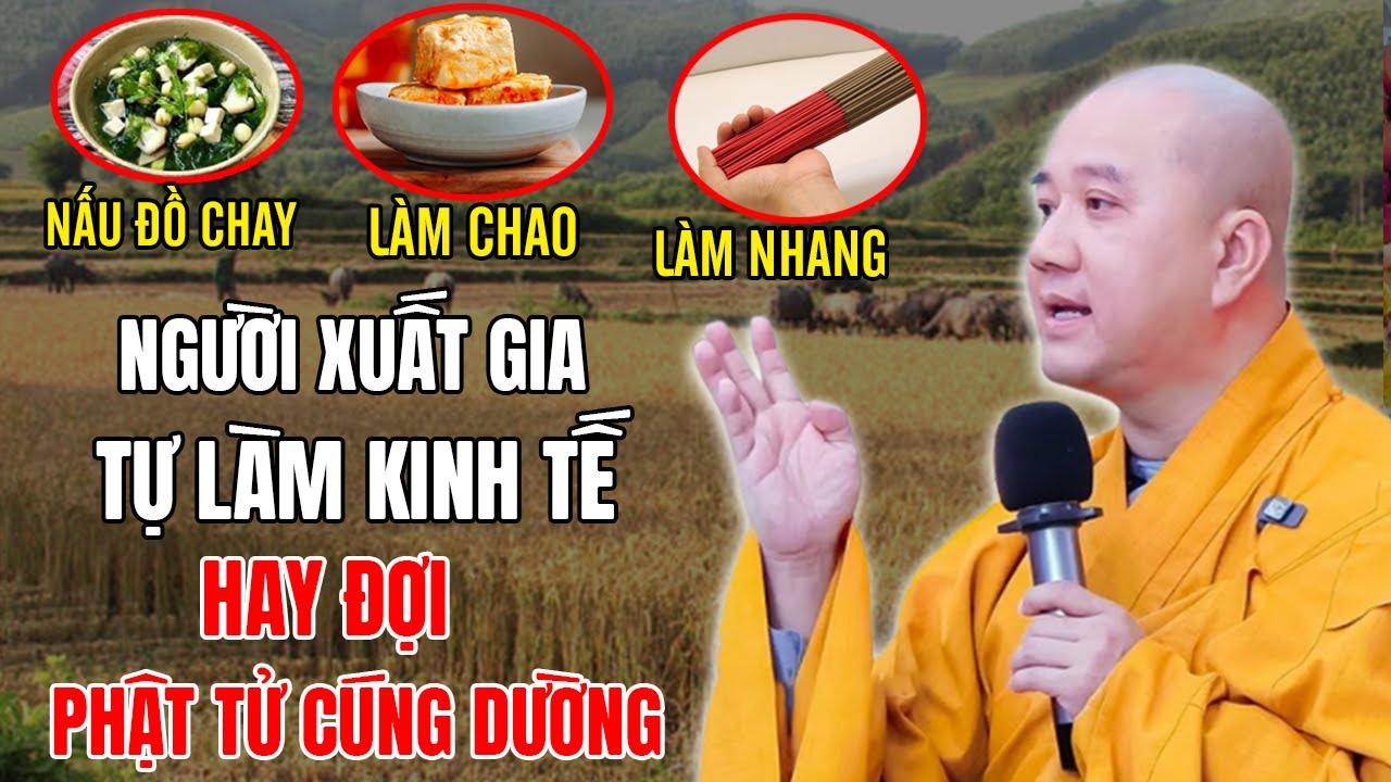 NGƯỜI TU NÊN LÀM KINH TẾ HAY ĐỢI PHẬT TỬ CÚNG DƯỜNG? | Thầy Thích Pháp Hòa - Tu Viện Tây Thiên Mới