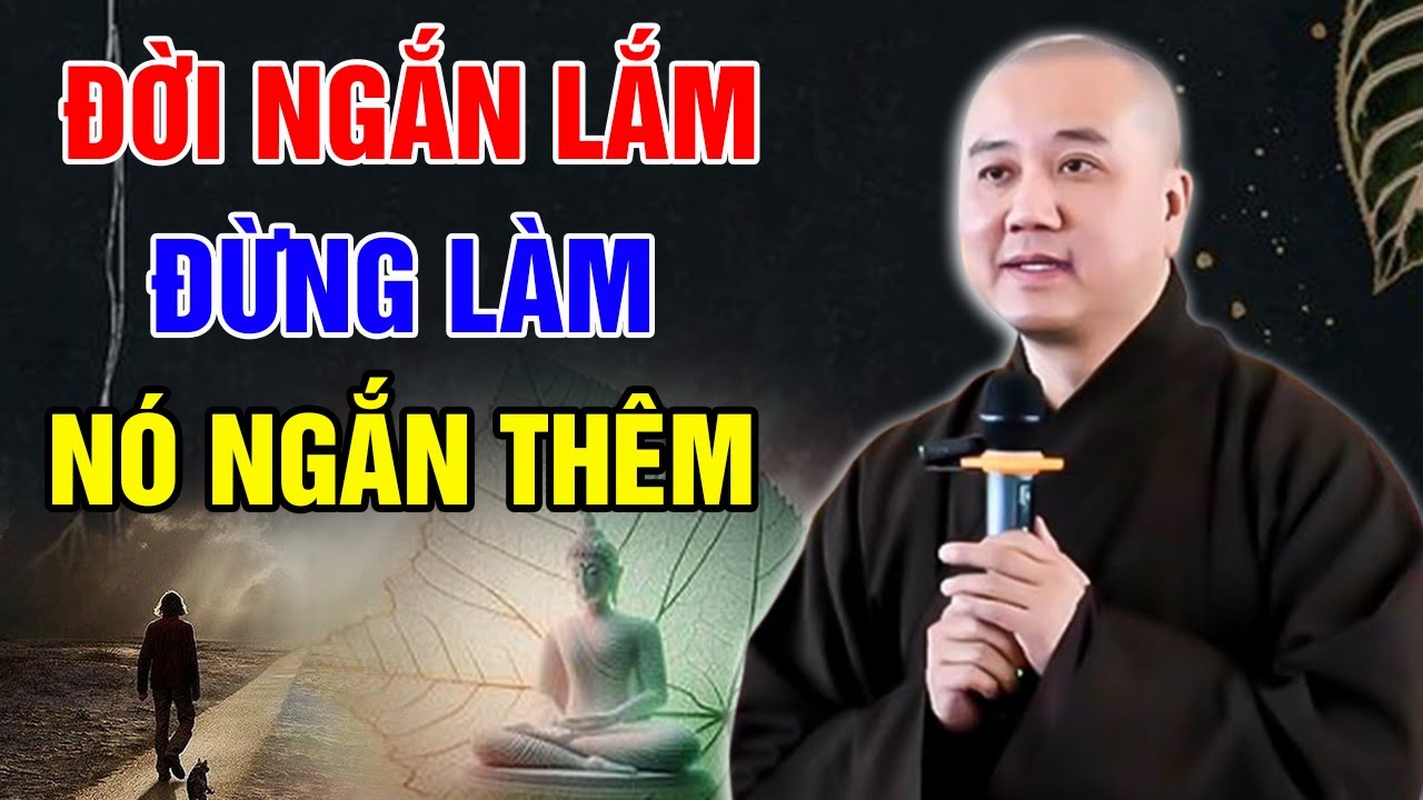 ĐỜI NGẮN LẮM ĐỪNG LÀM NÓ NGẮN THÊM - BUÔNG BỎ MUỘN PHIỀN , CUỘC SỐNG AN VUI | Thầy Thích Pháp Hòa