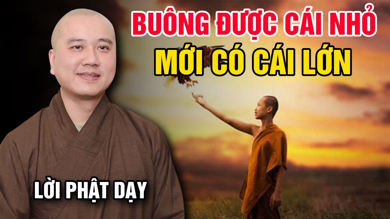 BUÔNG ĐƯỢC CÁI NHỎ - MỚI CÓ CÁI LỚN (Lời Phật Dạy) | Thuyết Pháp Hay Thầy Thích Pháp Hòa