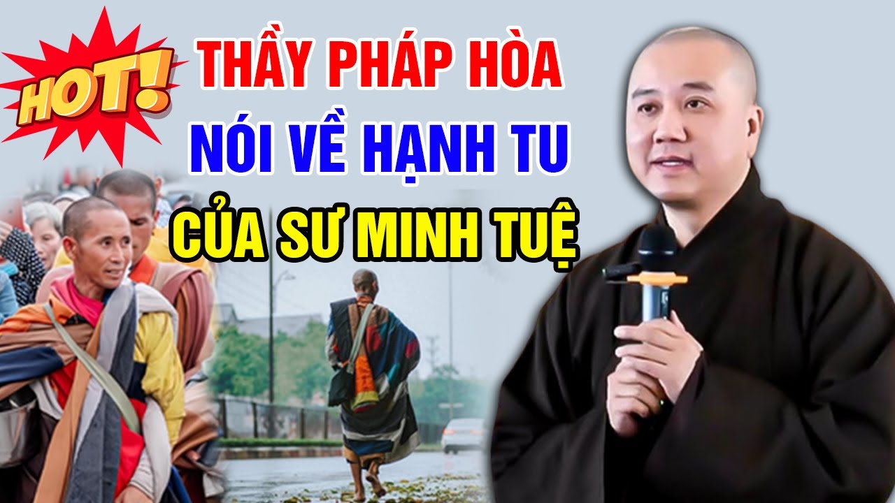 HOT! THẦY PHÁP HÒA CHÍNH THỨC LÊN TIẾNG VỀ HẠNH TU CỦA SƯ MINH TUỆ (rất hay) | Thầy Thích Pháp Hòa