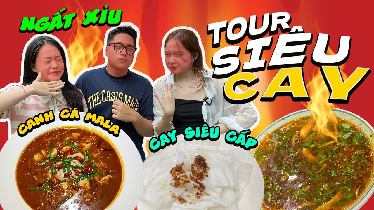 TOUR CAY NÓNG: Tô canh ngập ớt, Miến lươn cay húp xì xụp thách thức 40 độ Hà Nội 🌶️🥵♨️