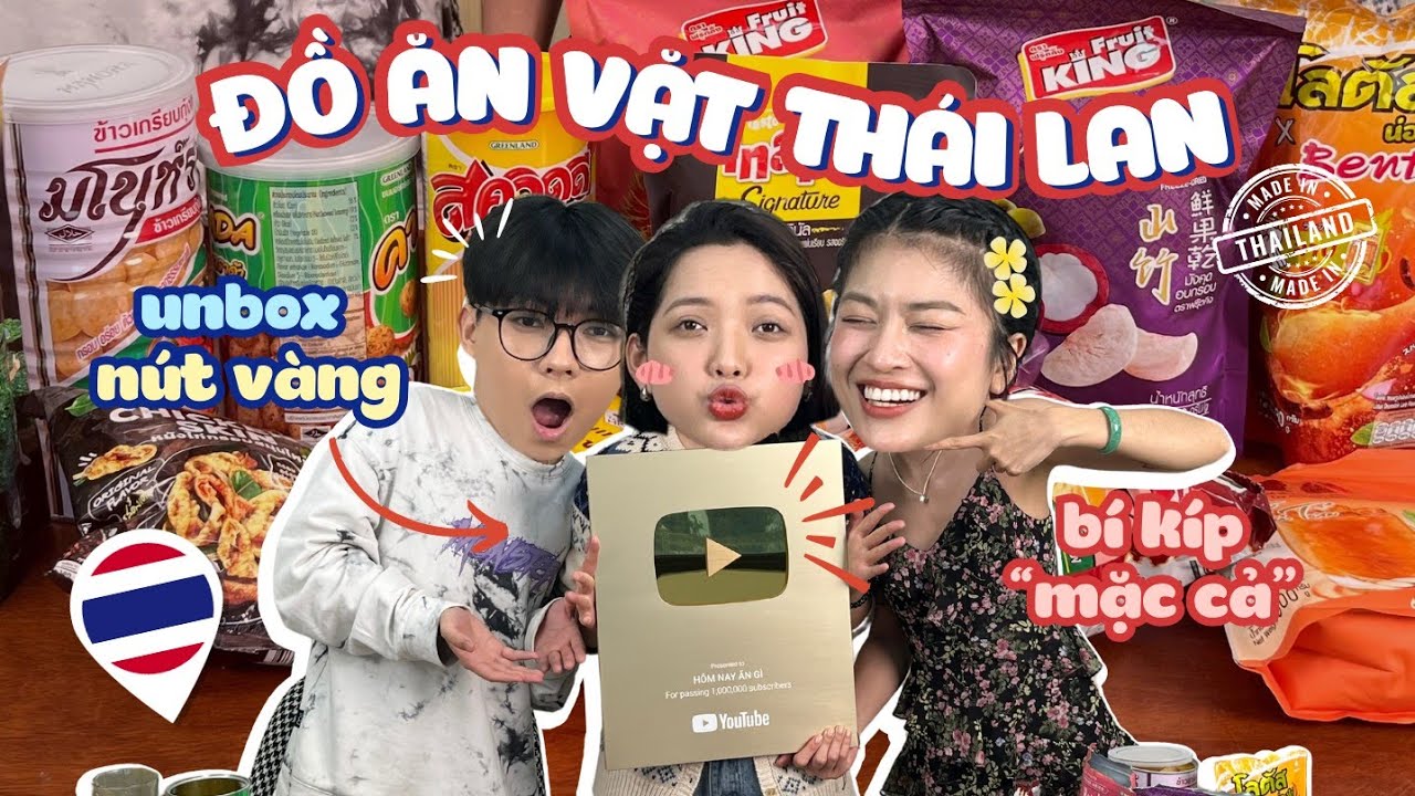 1 công đôi việc: Lil Luyến xách tay ăn vặt Thái Lan về sau show Bruno Mars + Nút vàng YouTube 🏆