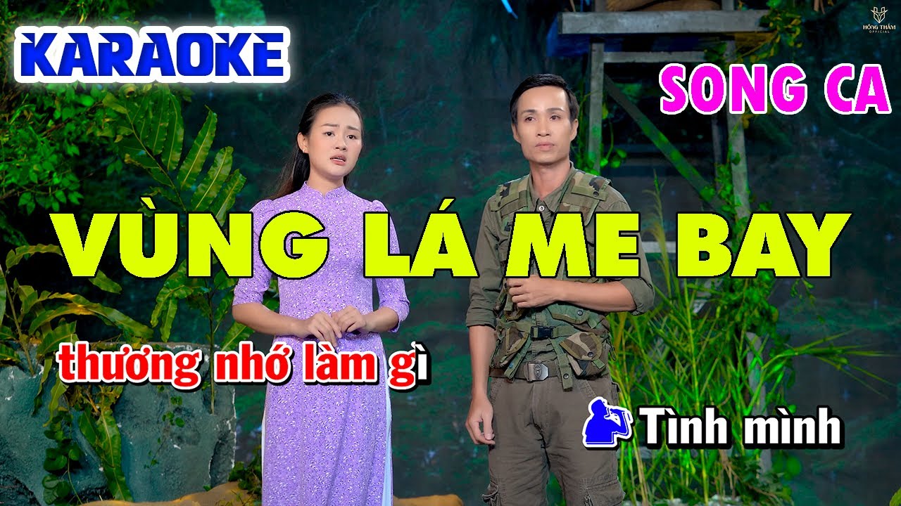 Karaoke Hồng Thắm - Hoàng Phong | Vùng Lá Me Bay | Beat Song Ca Dễ Hát