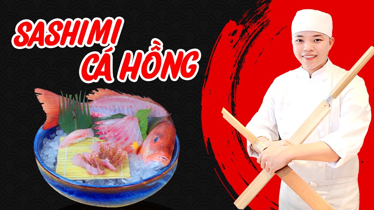 Phi lê cá hồng đã con mắt với vài kĩ năng đơn giản | Hoshi Phan