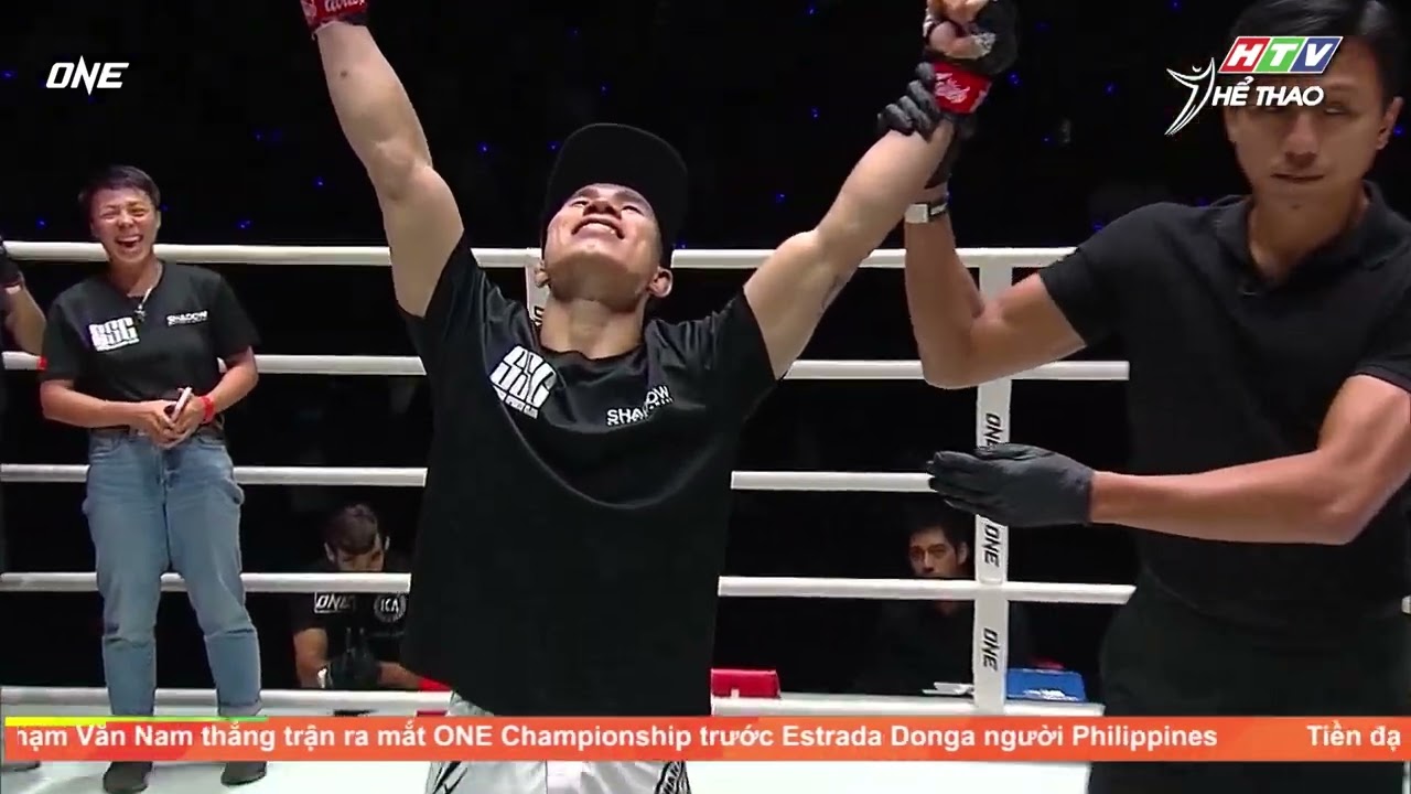 Võ sĩ Phạm Văn Nam thắng trận ra mắt tại ONE Championship | Thể Thao 365 | HTV Thể Thao