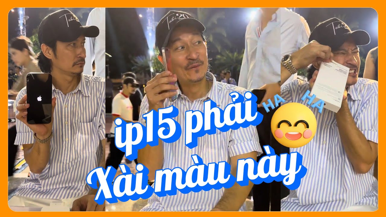 XÀI màu này mới biết iPhone15 |Huy Khánh Entertainment