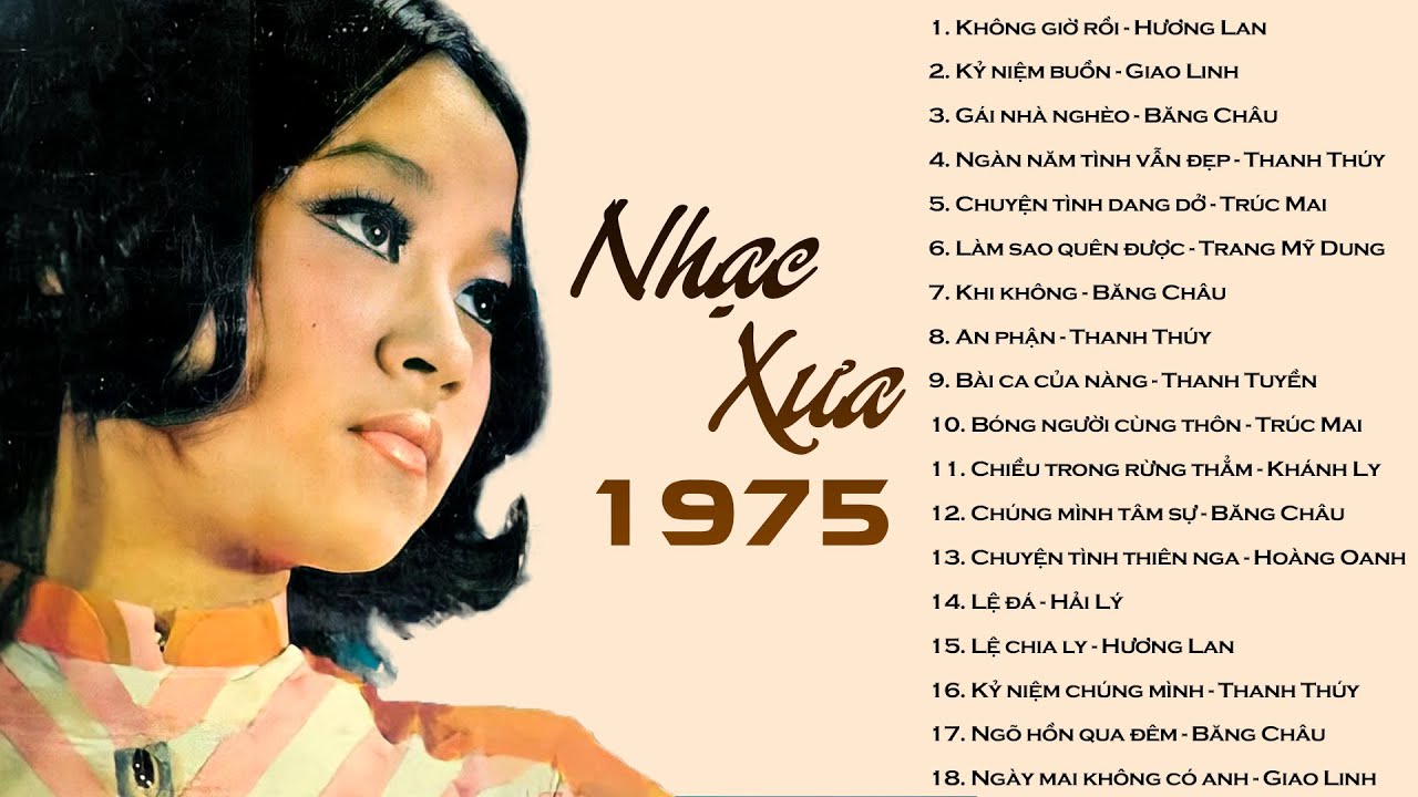 Hương Lan, Băng Châu, Giao Linh, Thanh Thúy - Nhạc Xưa Thu Âm Trước 1975 Chất Lượng Cao