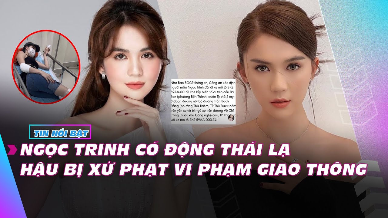 Ngọc Trinh có động thái lạ hậu bị xử phạt vi phạm giao thông | Giải trí hot 11/10 | Ibiz