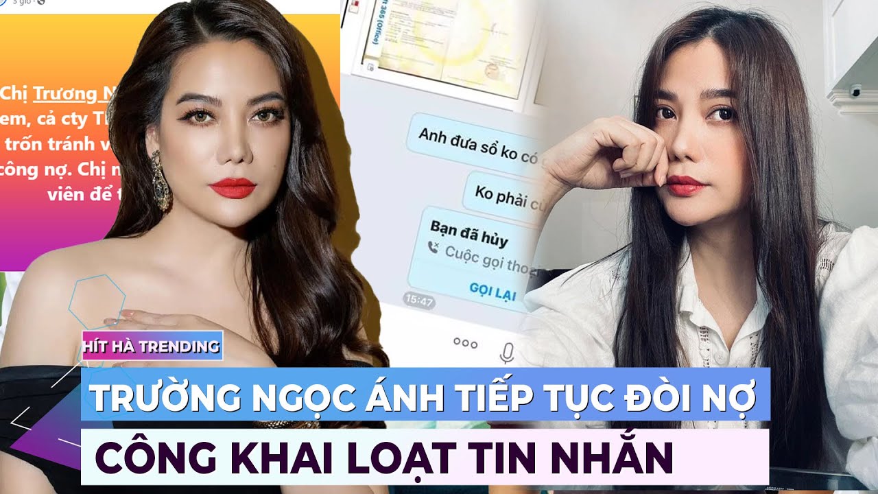 Trương Ngọc Ánh tiếp tục đòi nợ online, công khai loạt tin nhắn quan trọng | Drama showbiz | Ibiz