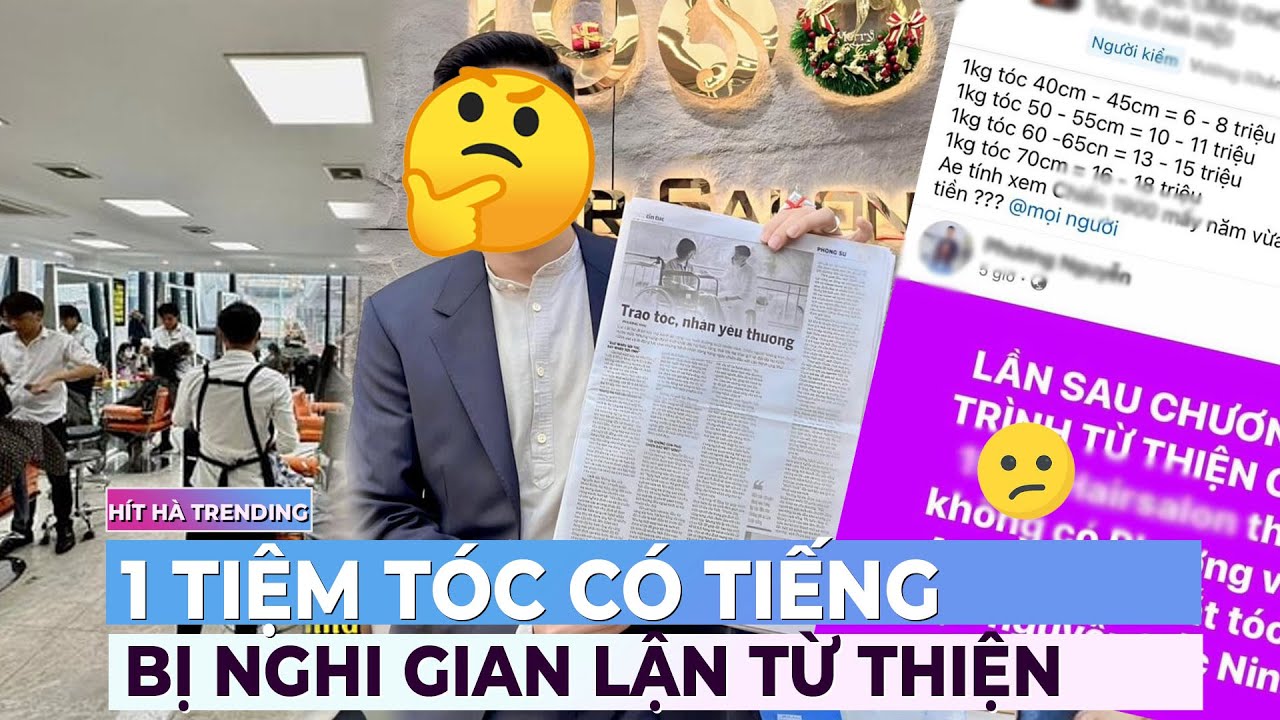 Nóng nhất MXH: 1 tiệm tóc có tiếng bị nghi gian lận từ thiện | Ibiz