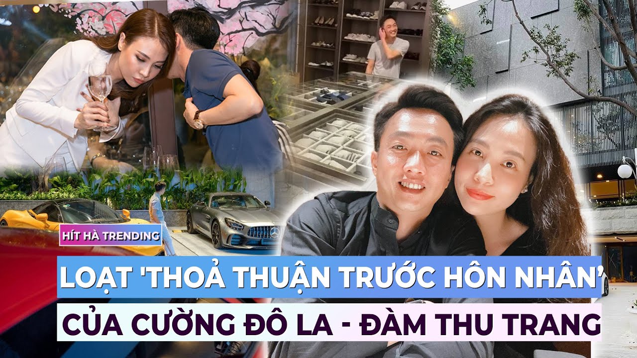 Loạt 'thoả thuận trước hôn nhân' của Cường Đô La – Đàm Thu Trang | Showbiz mới nhất | Ibiz