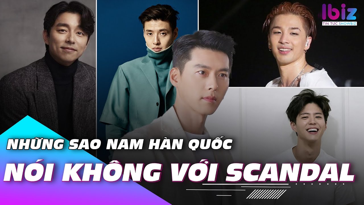 Những sao nam Hàn Quốc nói không với scandal | Chuyện Sao Hàn | Ibiz