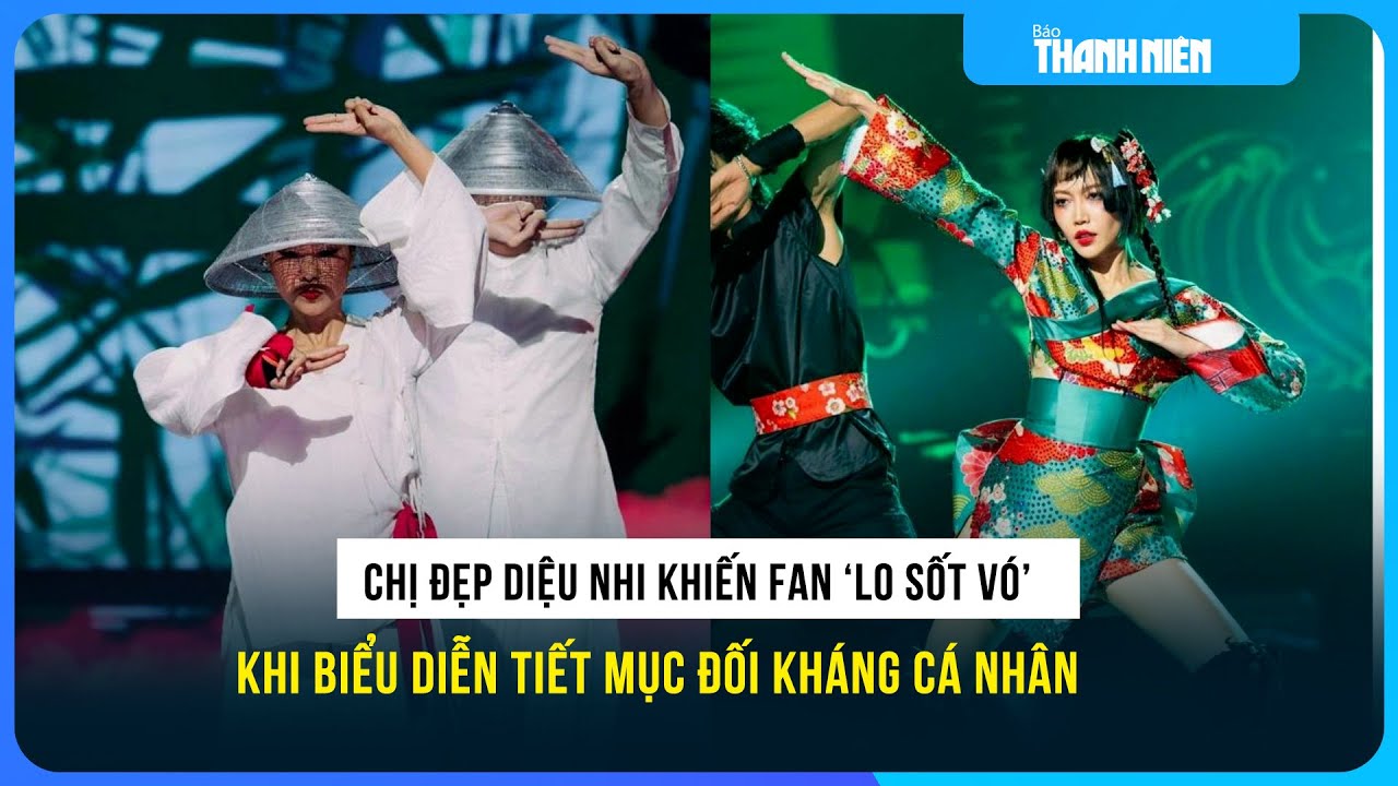 Chị đẹp Diệu Nhi khiến fan "lo sốt vó" trong tiết mục đối kháng cá nhân