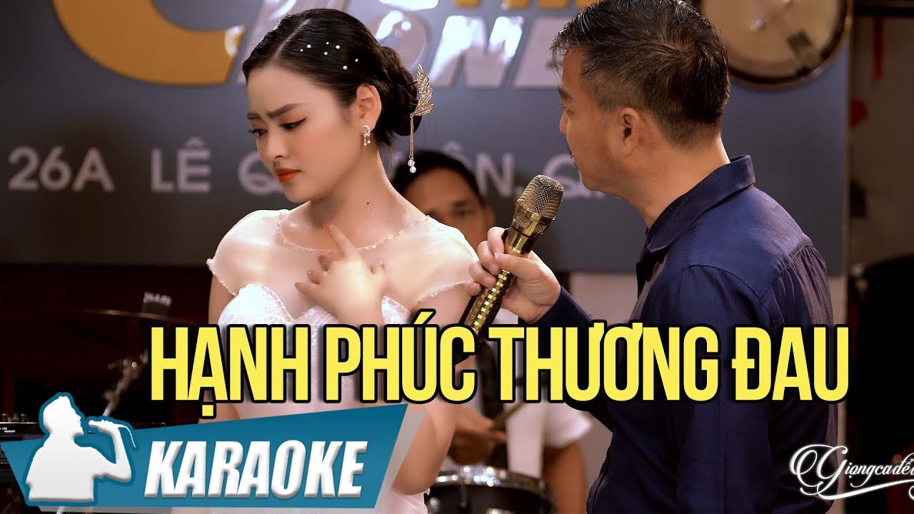 KARAOKE Hạnh Phúc Thương Đau - Quang Lập Thu Hường | Karaoke Song Ca