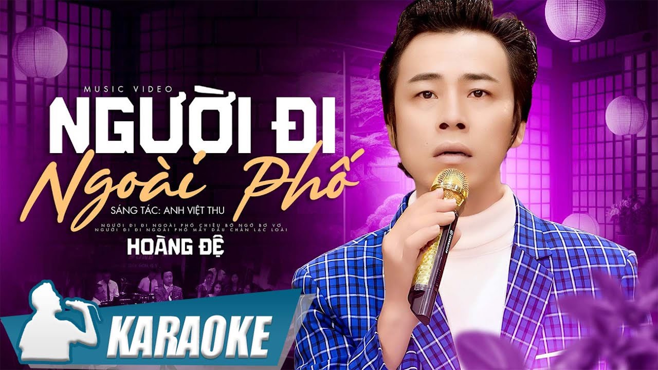 Karaoke Người Đi Ngoài Phố - Hoàng Đệ | Karaoke Tone Nam