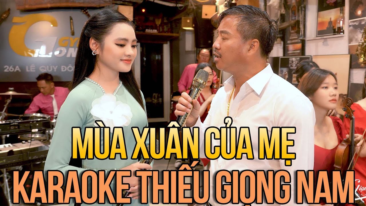 KARAOKE Thiếu Giọng Nam Quang Lập - Mùa Xuân Của Mẹ | Karaoke Song Ca Với Thu Hường