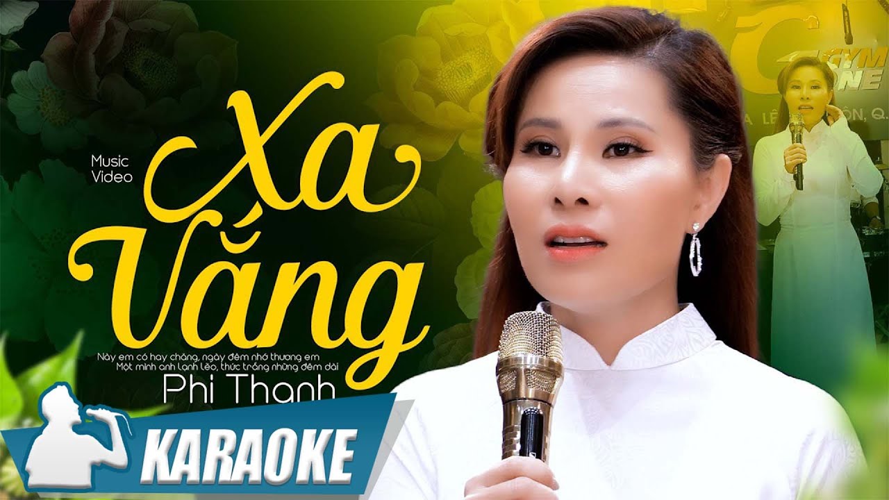 Karaoke Xa Vắng - Phi Thanh | Karaoke tone nữ beat chất lượng cao