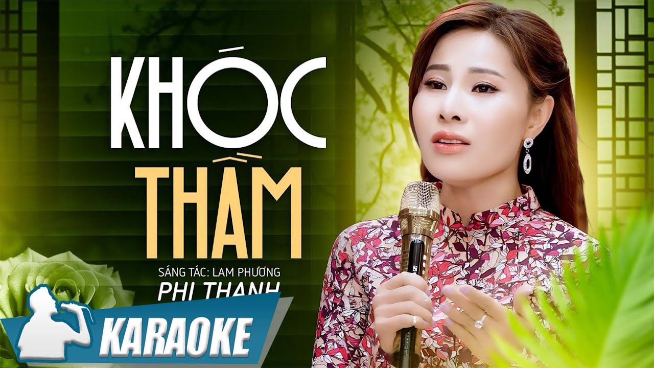 Karaoke Khóc Thầm - Phi Thanh | Tiễn anh đi rồi em về gác lạnh đìu hiu