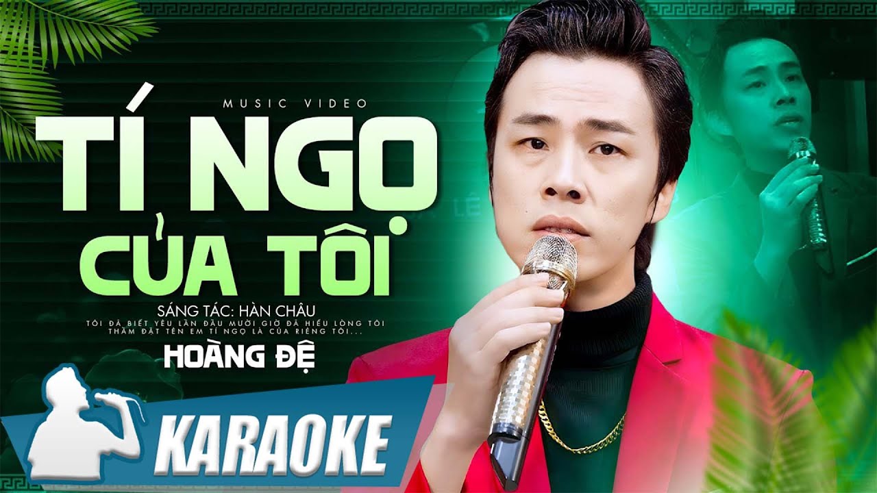 KARAOKE Tí Ngọ Của Tôi - Hoàng Đệ | Karaoke Tone Nam beat chuẩn