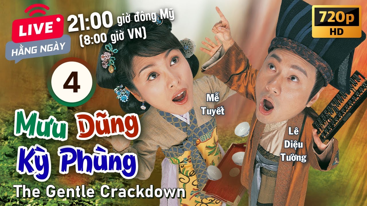 Mưu Dũng Kỳ Phùng (The Gentle Crackdown) tập 4/40  | tiếng Việt | Trần Hào, Châu Lệ Kỳ | TVB 2005