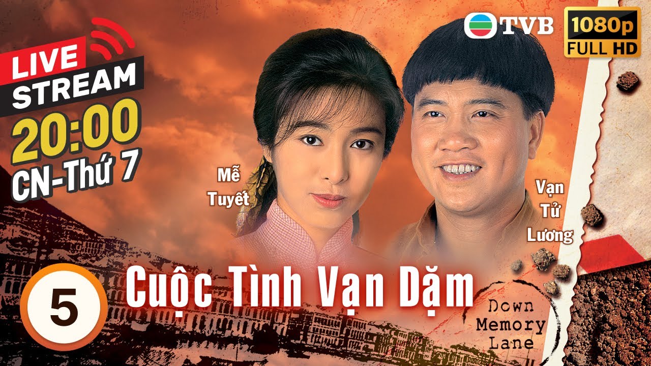 [LIVE] Phim TVB Cuộc Tình Vạn Dặm (Down Memory Lane) 5/30 | Lâm Văn Long, Quách Khả Doanh | 1995