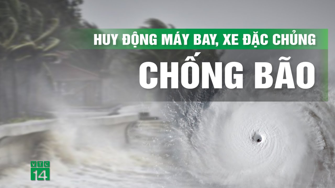 Quân đội huy động xe đặc chủng và máy bay để chống bão | VTC14