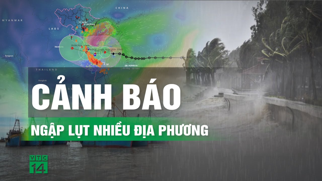 Hoàn lưu bão số 4 gây mưa cường suất lớn | VTC14