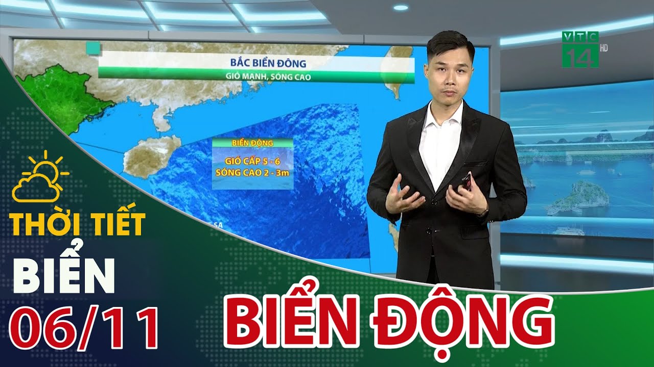 Thời tiết biển 06/11/2023: Không khí lạnh gây biển động| VTC14