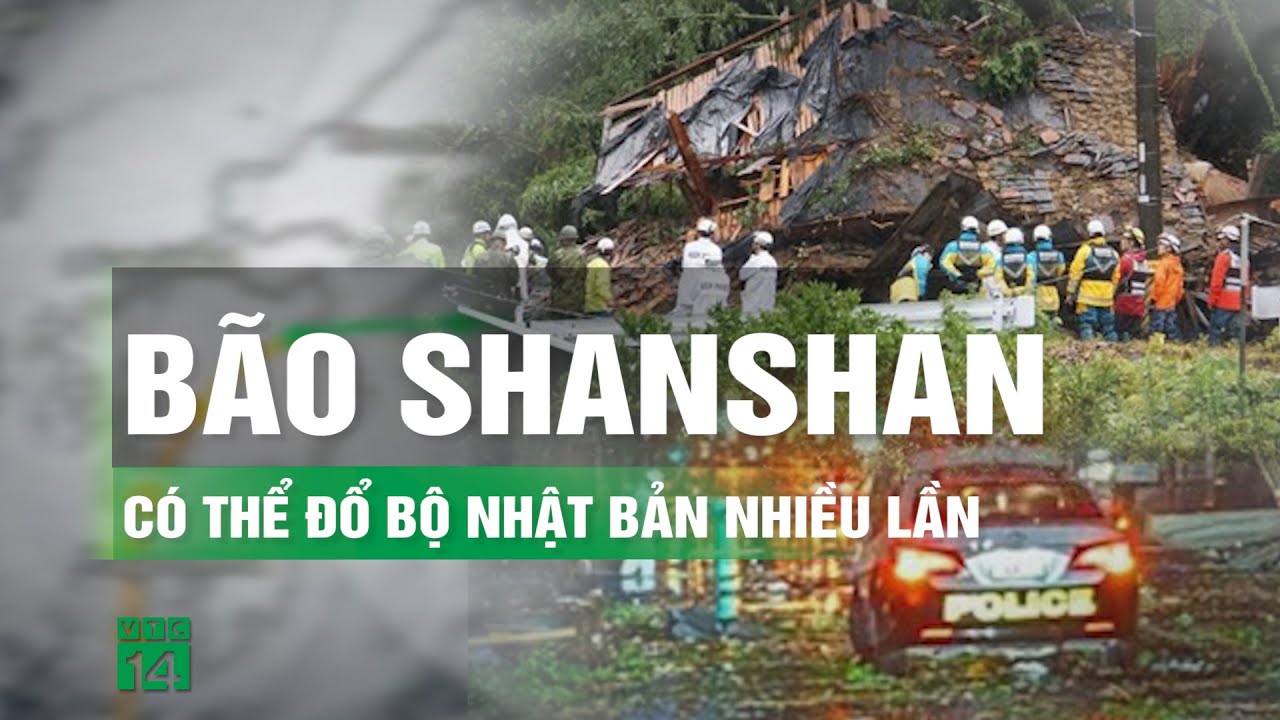 Bão Shanshan sức gió giật 198 km/h đổ bộ Nhật Bản, cảnh báo cấp 5 hiếm hoi được đưa ra | VTC14