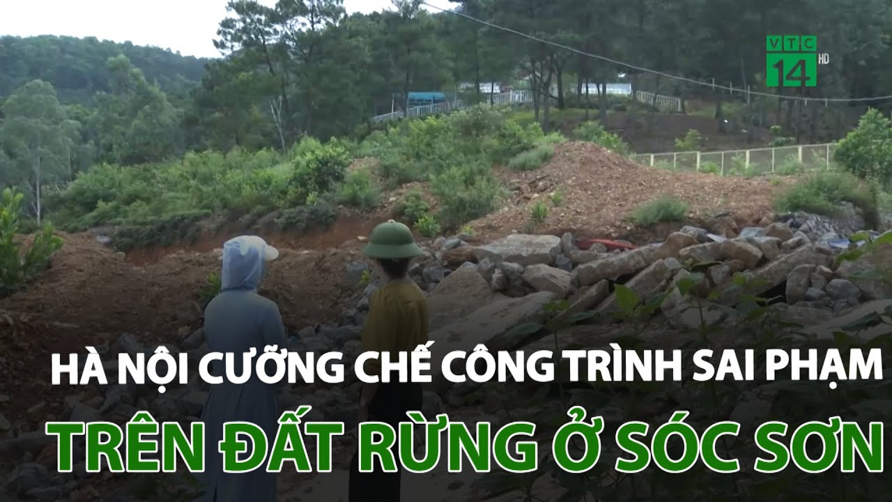 Hà Nội: Cưỡng chế công trình sai phạm trên đất rừng ở Sóc Sơn | VTC14