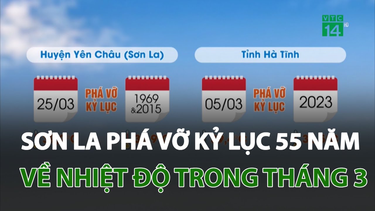 Sơn La: Phá vỡ kỷ lục 55 năm về nhiệt độ trong tháng 3 | VTC14