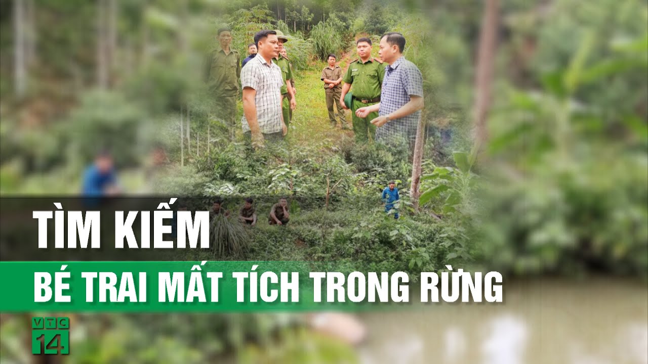 Hơn 150 người tìm kiếm bé trai mất tích nhiều ngày trong rừng| VTC14