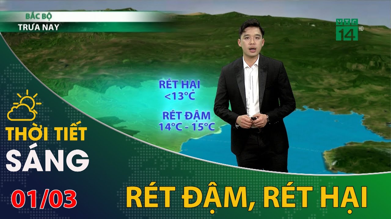 Thời tiết hôm nay 01/03/2024: Bắc Bộ trời rét đậm, rét hại | VTC14