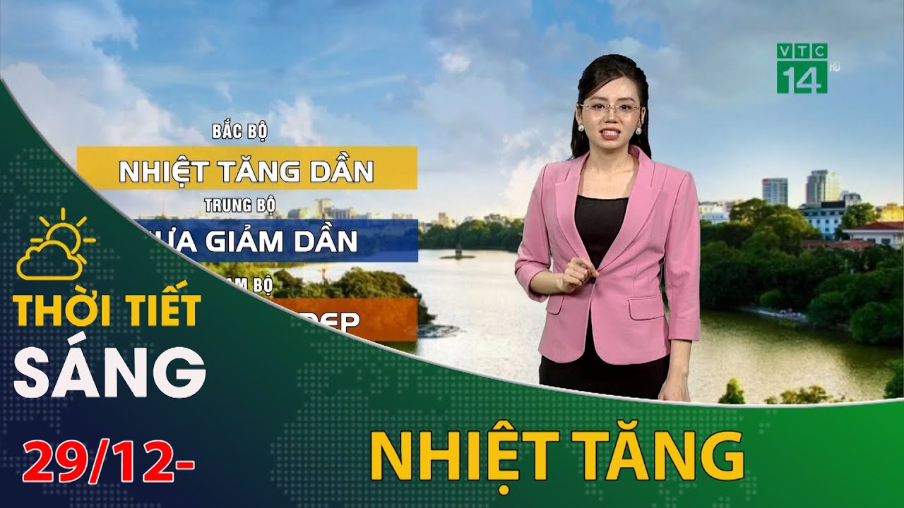 Thời tiết hôm nay 29/12/2023: Bắc Bộ nhiệt tăng dần | VTC14