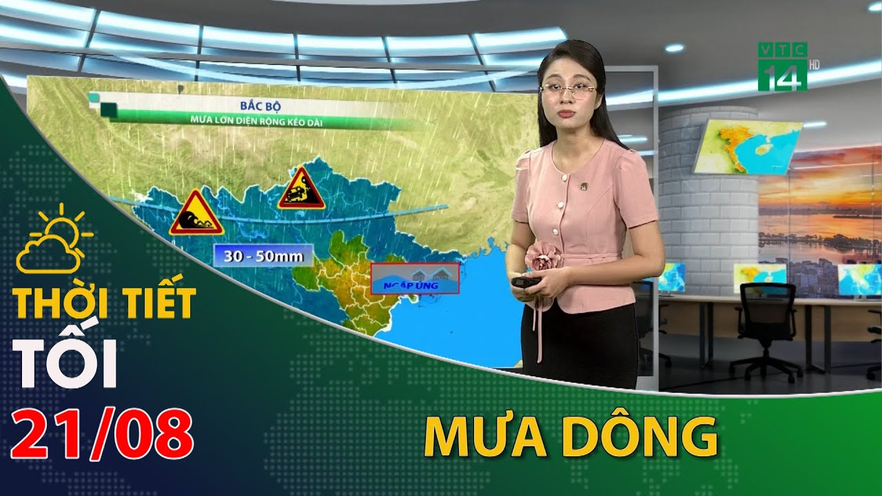 Miền Bắc tiếp tục xuất hiện mưa rào và dông trên diện rộng| VTC14