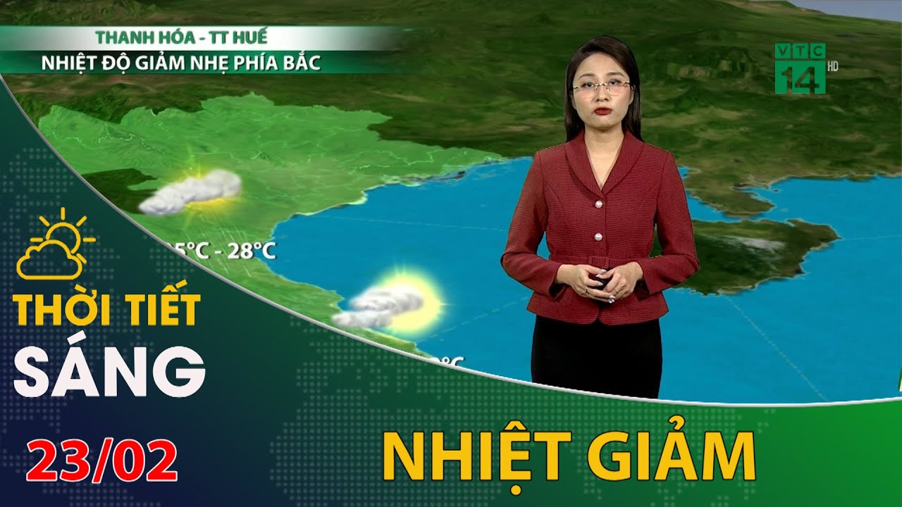 Thời tiết hôm nay 23/02/2024: Bắc Trung Bộ nhiệt độ giảm  | VTC14