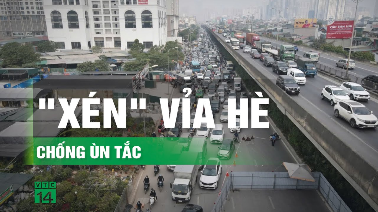 "Xén" vỉa hè 7 tuyến phố ở Hà Nội liệu có chống được ùn tắc? | VTC14