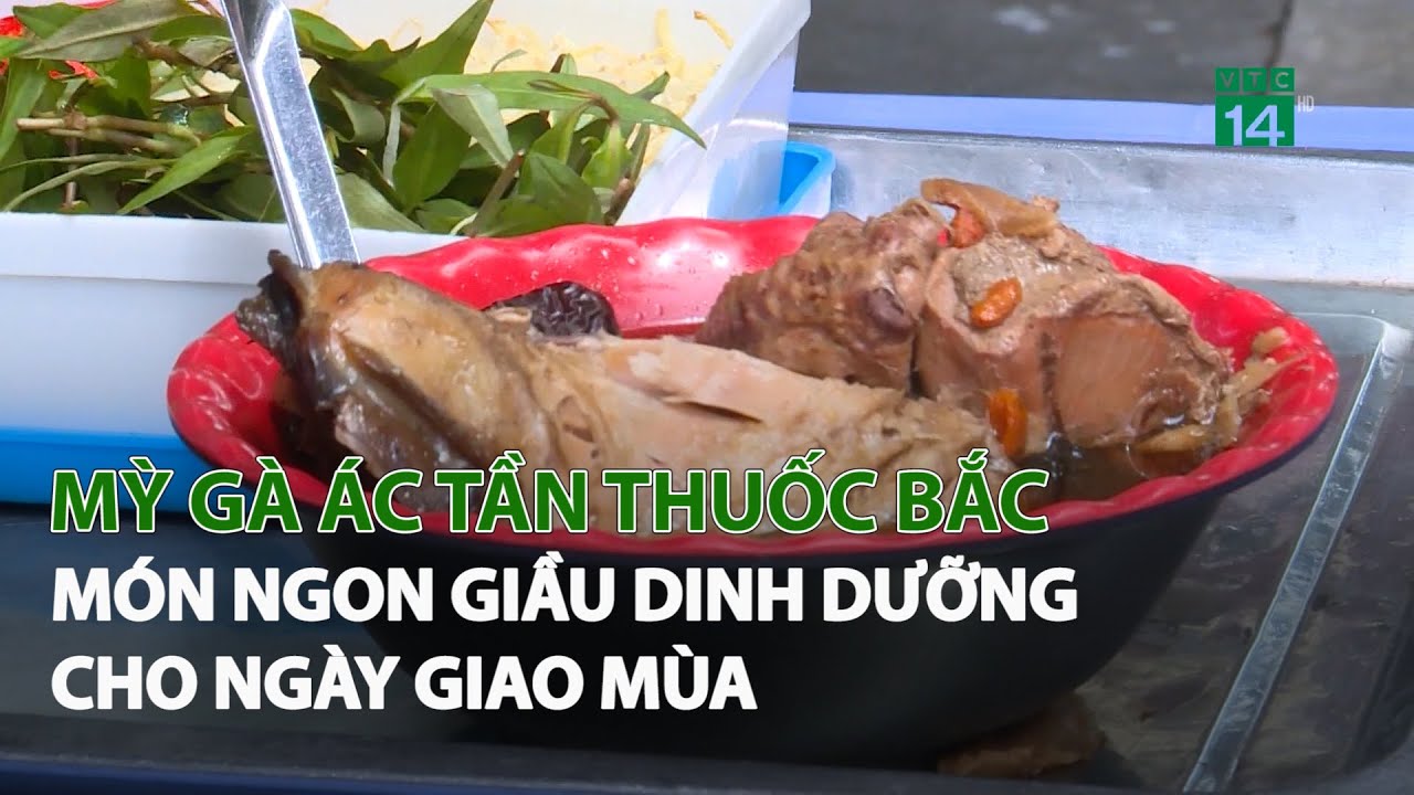 Mỳ Gà Ác tần Thuốc Bắc món ngon giầu dinh dưỡng cho ngày giao mùa| VTC14