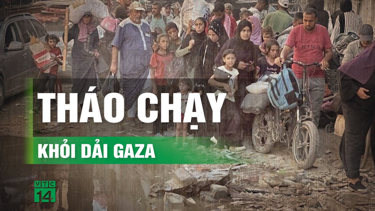 Người dân Gaza vội vã di tản trước nguy cơ chiến tranh   | VTC14