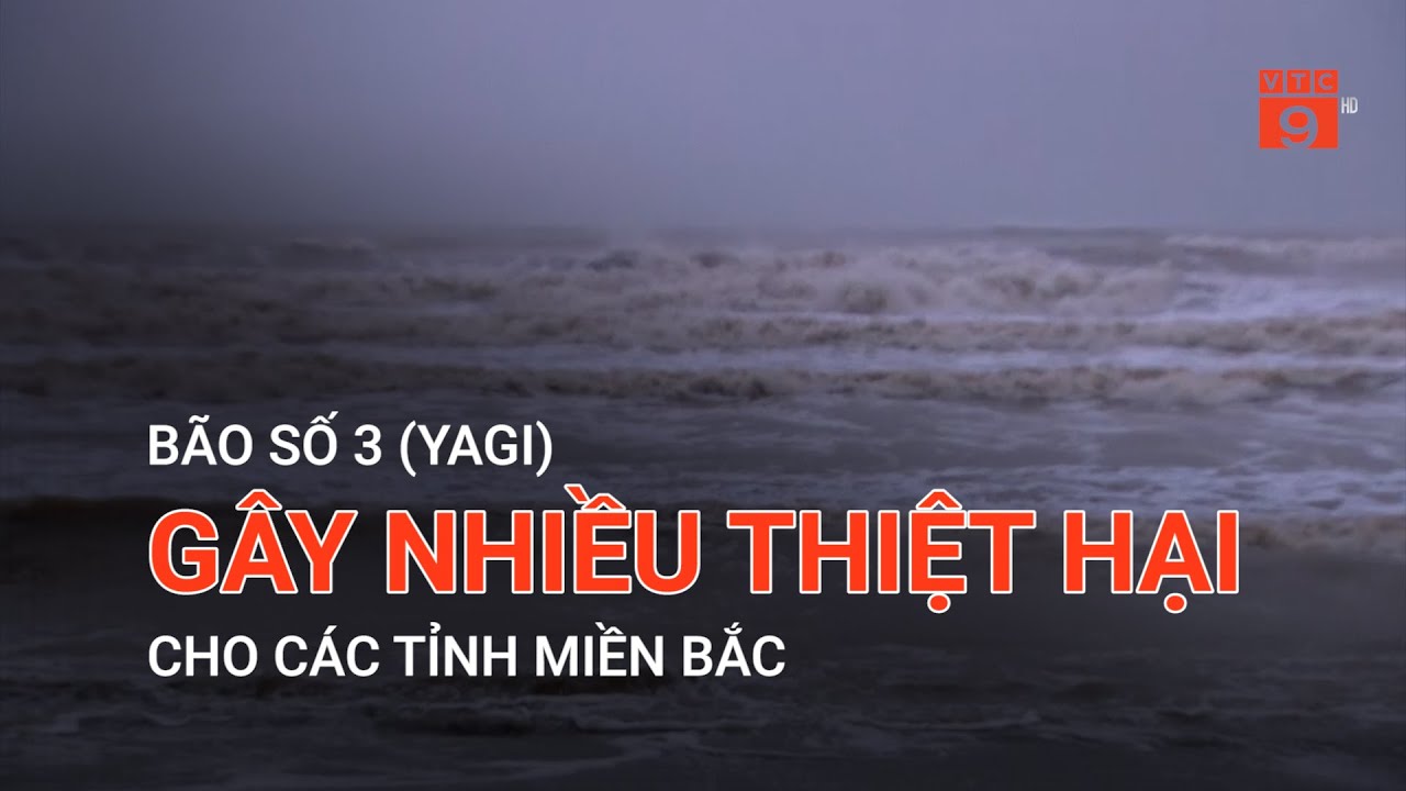 BÃO SỐ 3 (YAGI) GÂY NHIỀU THIỆT HẠI CHO CÁC TỈNH MIỀN BẮC | VTC9